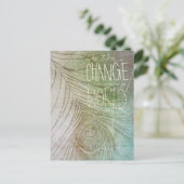 Carte Postale Be The Change - Citation Ghandi (Debout devant)