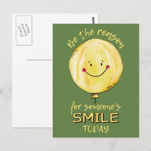 Carte postale "Be The Reason" (Devant / Derrière)