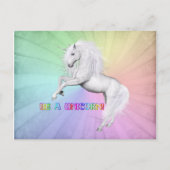Carte Postale BE Unicorn (Devant)