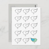 Carte postale Be You Little Bird (Devant / Derrière)