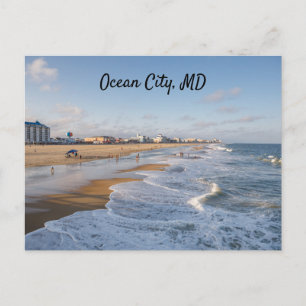 Carte Postale Beach at Ocean City