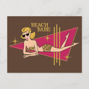 Carte Postale Beach Babe