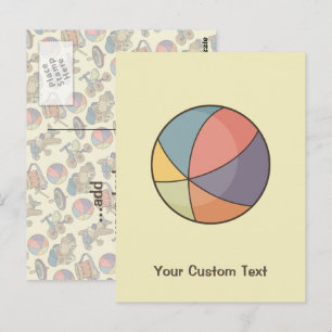 Carte Postale Beach Ball