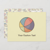 Carte Postale Beach Ball (Devant / Derrière)