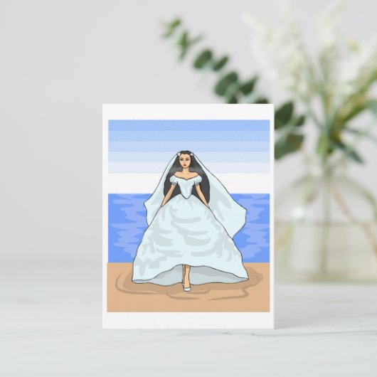 Carte Postale Beach Bride (Debout devant)