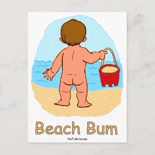 Carte postale Beach Bum (Devant)