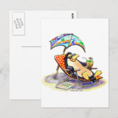 Carte Postale Beach Bum (Devant / Derrière)