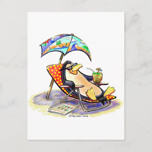 Carte Postale Beach Bum (Devant)