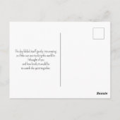 Carte Postale Beach Chairs Sunset Coastal Ocean Vacation (Dos)