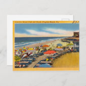Carte Postale Beach Club, Virginia Beach, Va (Devant / Derrière)
