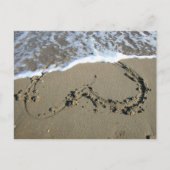 Carte Postale Beach Heart (Devant)
