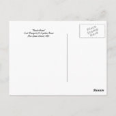 Carte Postale Beach Heart (Dos)