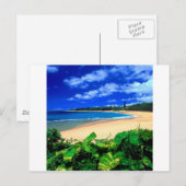 Carte Postale Beach Kauai Hawaii (Devant / Derrière)