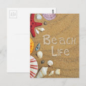 Carte Postale Beach Life (Devant / Derrière)