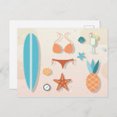 Carte Postale Beach Life (Devant / Derrière)