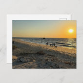 Carte postale Beach Ocean Sunset (Devant / Derrière)