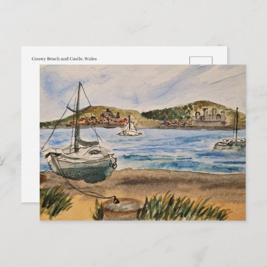 Carte Postale Beach Postcard (Devant / Derrière)