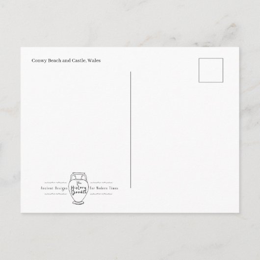 Carte Postale Beach Postcard (Dos)