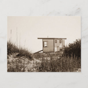 Carte Postale Beach Shack à Sepia
