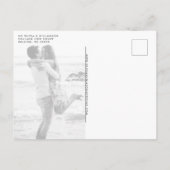 Carte Postale Beach String Mariage Éclairage Enregistrer la phot (Dos)