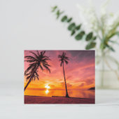 Carte postale Beach Sunset (Debout devant)
