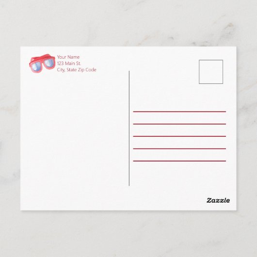 Carte Postale Beach Time ! (Dos)