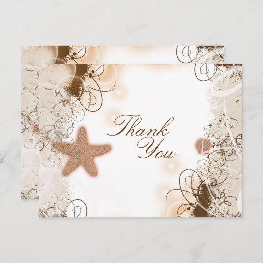 Carte Postale Beach wedding theme (Devant / Derrière)