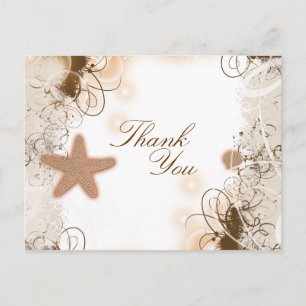 Carte Postale Beach wedding theme