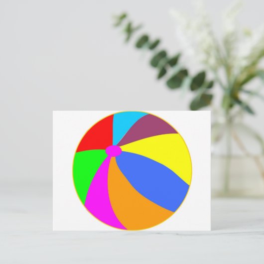 Carte Postale Beachball (Debout devant)