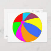 Carte Postale Beachball (Devant / Derrière)