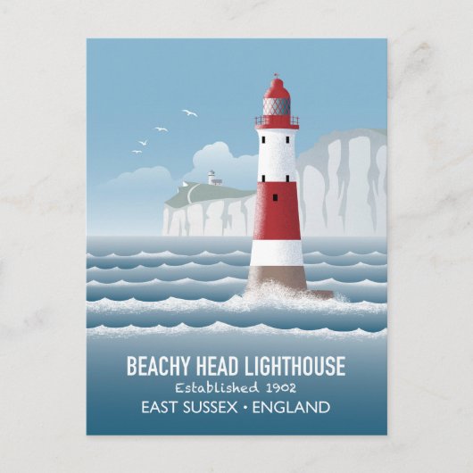 Carte Postale Beachy Head Lighthouse (Devant)