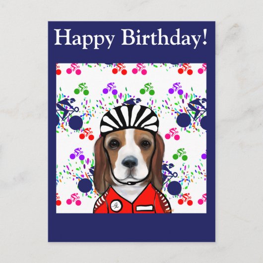 Carte Postale Beagle  (Devant)