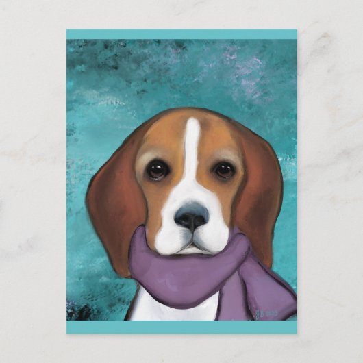 Carte Postale Beagle (Devant)