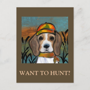 Carte Postale Beagle