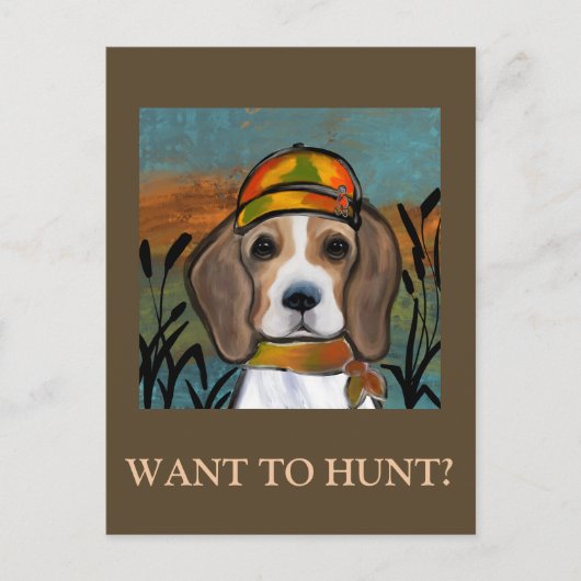 Carte Postale Beagle (Devant)