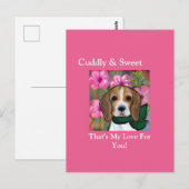 Carte Postale Beagle      (Devant / Derrière)