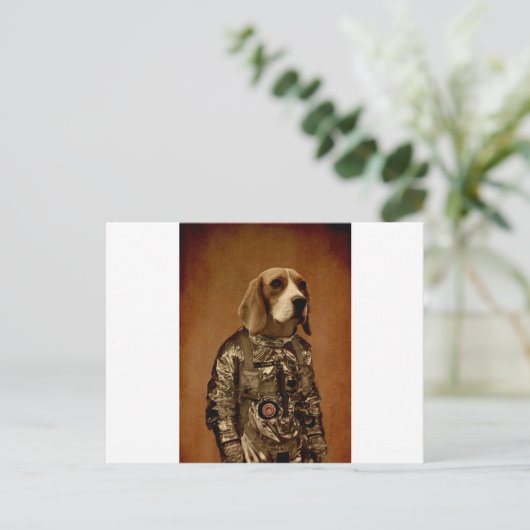 Carte Postale Beagle (Debout devant)