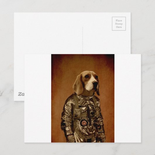Carte Postale Beagle (Devant / Derrière)