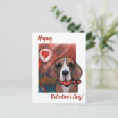 Carte Postale Beagle (Debout devant)