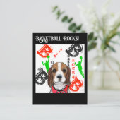 Carte Postale Beagle  (Debout devant)