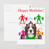 Carte Postale Beagle (Devant / Derrière)