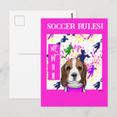 Carte Postale Beagle (Devant / Derrière)