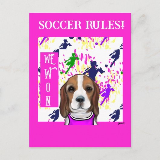 Carte Postale Beagle (Devant)