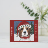 Carte Postale Beagle (Debout devant)