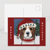 Carte Postale Beagle (Devant / Derrière)