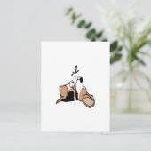 Carte Postale beagle (Debout devant)