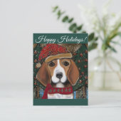 Carte Postale Beagle (Debout devant)
