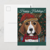 Carte Postale Beagle (Devant / Derrière)