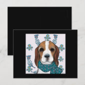 Carte Postale Beagle (Devant / Derrière)