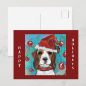 Carte Postale Beagle (Devant / Derrière)